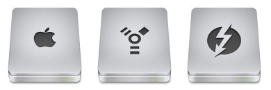 Unibody Drive Icons