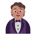 Person In Tuxedo Flat Medium icon